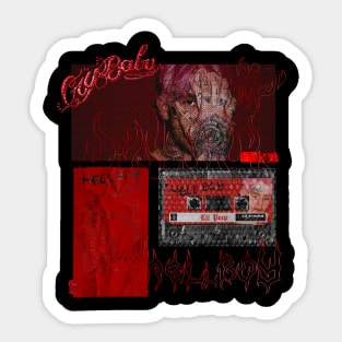 Hellboy Peep Sticker